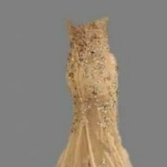 Beautiful gold sequin gown - Picture 5 of 6